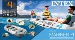 Intex Mariner 4 Opblaasboot Set -Sportuitrusting 1032 1900 68376np pkg 2022 300