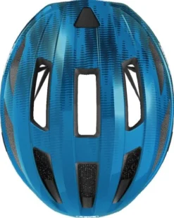 Abus Macator Racefietshelm - Blauw -Sportuitrusting 1122 900 87243 macator steel blue top 3