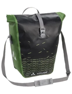Vaude Aqua Back Print Enkele Fietstas - 24 Liter - Zwart/Groen