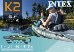 Intex Challenger K2 Opblaasbare Kajak - 2 Personen -Sportuitrusting 1335 1900 68306np pkg 2022 300