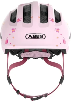 Abus Smiley 3.0 Kinderfietshelm - Rose Princess -Sportuitrusting 1900 1335 672514 smiley 3.0 rose princess front cmyk 1