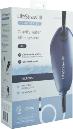Lifestraw Peak Gravity Bag Waterfilter - 3 Liter - Blauw -Sportuitrusting 1900 1900 00104070 06