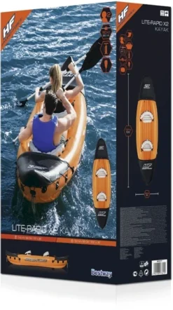 Hydro Force Lite - Rapid X2 Opblaasbare Kajak - 2 Personen 23 Hydro Force Lite - Rapid X2 Opblaasbare Kajak - 2 Personen -Sportuitrusting 1900 1900 bw65077 21 10ft10in oceana sup 8