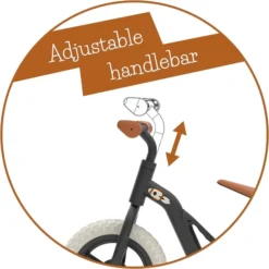 Chillafish Charlie Loopfiets - Zwart 9 Chillafish Charlie Loopfiets - Zwart -Sportuitrusting 1900 1900 hfs cpch01bla adjustable handlebar