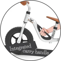 Chillafish Charlie Loopfiets - Zilver 14 Chillafish Charlie Loopfiets - Zilver -Sportuitrusting 1900 1900 hfs cpch01sil carry handle