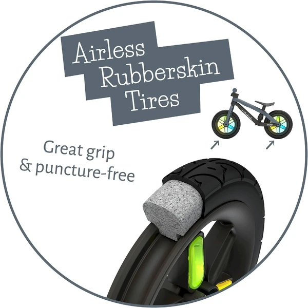 Chillafish BMXie GLOW Loopfiets - Zwart 6 Chillafish BMXie GLOW Loopfiets - Zwart - Afbeelding 6