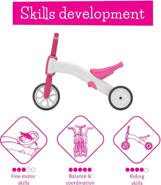 Chillafish Bunzi Loopfiets - Roze 4 Chillafish Bunzi Loopfiets - Roze - Afbeelding 4