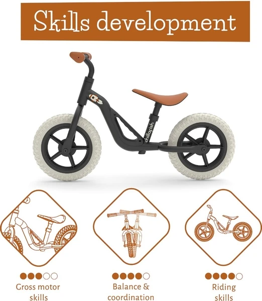 Chillafish Charlie Loopfiets - Zwart 2 Chillafish Charlie Loopfiets - Zwart - Afbeelding 2