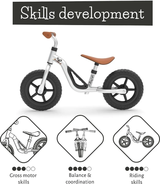 Chillafish Charlie Loopfiets - Zilver 3 Chillafish Charlie Loopfiets - Zilver - Afbeelding 3