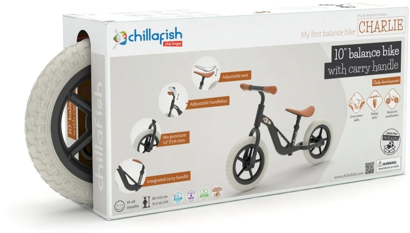 Chillafish Charlie Loopfiets - Zwart 7 Chillafish Charlie Loopfiets - Zwart - Afbeelding 7