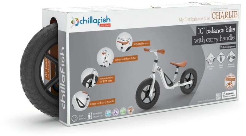 Chillafish Charlie Loopfiets - Zilver 9 Chillafish Charlie Loopfiets - Zilver - Afbeelding 9