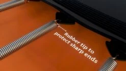 Avyna Pro-Line Flatground Trampoline - 340 X 240cm - Grijs 23 Avyna Pro-Line Flatground Trampoline - 340 X 240cm - Grijs -Sportuitrusting 1900 3374 spring cap small 6