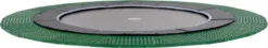 EXIT TOYS Exit Dynamic Flatground Trampoline Met Veiligheidstegels - Ø 366 Cm - Zwart