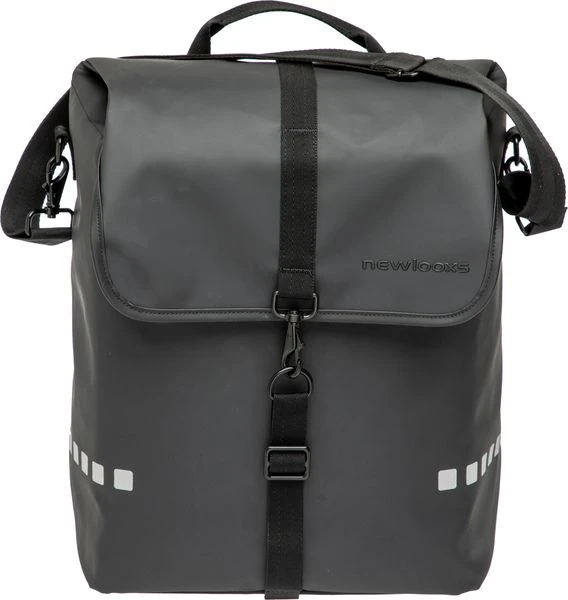 New Looxs Odense Enkele Fietstas - 17,5 Liter - Zwart 1 New Looxs Odense Enkele Fietstas - 17,5 Liter - Zwart