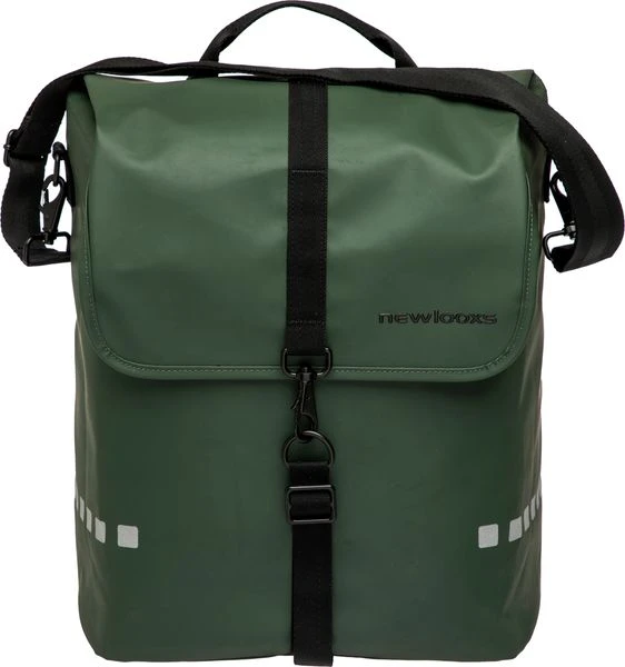 New Looxs Odense Enkele Fietstas - 17,5 Liter - Groen 1 New Looxs Odense Enkele Fietstas - 17,5 Liter - Groen