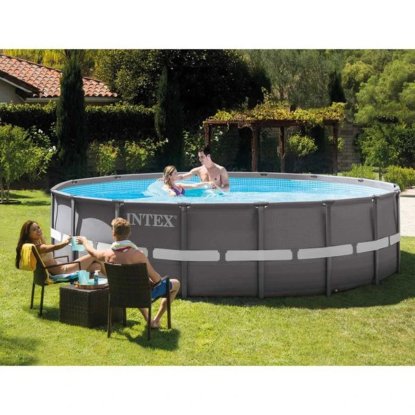 Intex Ultra Frame XTR Pool - 488 X 122 Cm - Met Zandfilterpomp En Accessoires 2 Intex Ultra Frame XTR Pool - 488 X 122 Cm - Met Zandfilterpomp En Accessoires - Afbeelding 2
