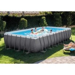 Intex Ultra Frame XTR Pool - 732 X 366 X 132 Cm - Met Zandfilterpomp En Accessoires -Sportuitrusting 26362 in use