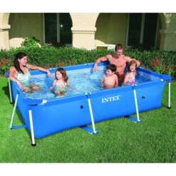 Intex Metal Frame Pool - 220 X 150 X 60 Cm 6 Intex Metal Frame Pool - 220 X 150 X 60 Cm -Sportuitrusting 28270 02