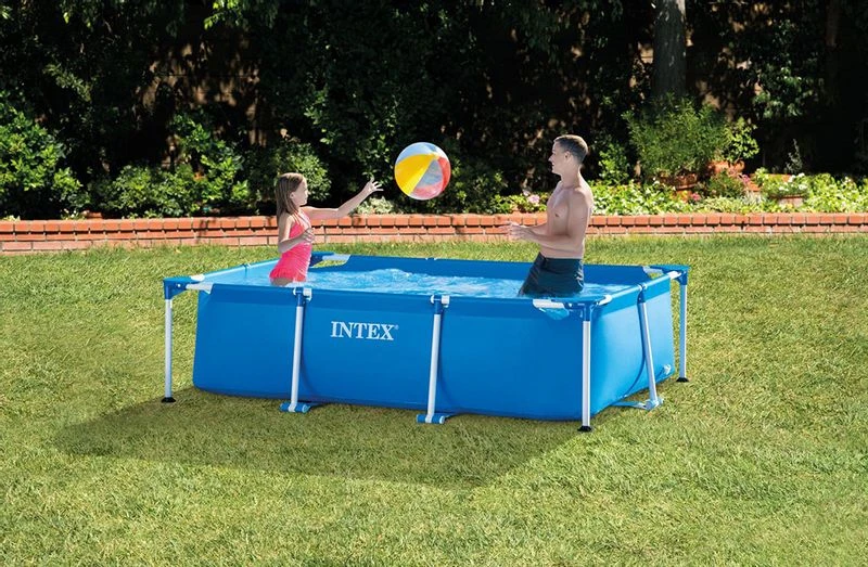 Intex Metal Frame Pool - 220 X 150 X 60 Cm 2 Intex Metal Frame Pool - 220 X 150 X 60 Cm - Afbeelding 2