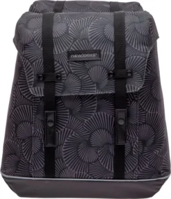 New Looxs Selo Alba Dubbele Fietstas - 34 Liter - Zwart