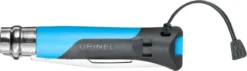Opinel N°08 Outdoor Zakmes - Blauw -Sportuitrusting 3123840015762 opinel outdoor 8 blauw voorkant ingeklapt resultaat