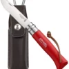Opinel N°08 Inox RVS Zakmes - Rood