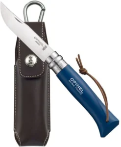 Opinel N°08 Inox RVS Zakmes - Blauw