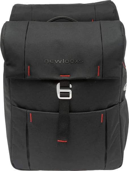 New Looxs Vigo MIK Dubbele Fietstas - 37 Liter - Zwart 1 New Looxs Vigo MIK Dubbele Fietstas - 37 Liter - Zwart