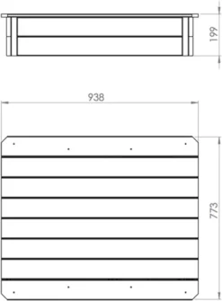 EXIT TOYS EXIT Aksent Houten Zandbak 9 EXIT TOYS EXIT Aksent Houten Zandbak -Sportuitrusting 52.05.01.05 3