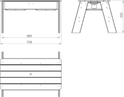 EXIT TOYS EXIT Aksent Zand- En Watertafel -Sportuitrusting 52.05.05.05 1