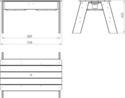 EXIT TOYS EXIT Aksent Zand- En Watertafel Met Parasol En Tuingereedschap 11 EXIT TOYS EXIT Aksent Zand- En Watertafel Met Parasol En Tuingereedschap -Sportuitrusting 52.05.05.45 1
