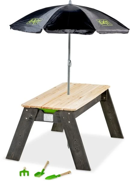 EXIT TOYS EXIT Aksent Zand- En Watertafel Met Parasol En Tuingereedschap 2 EXIT TOYS EXIT Aksent Zand- En Watertafel Met Parasol En Tuingereedschap - Afbeelding 2