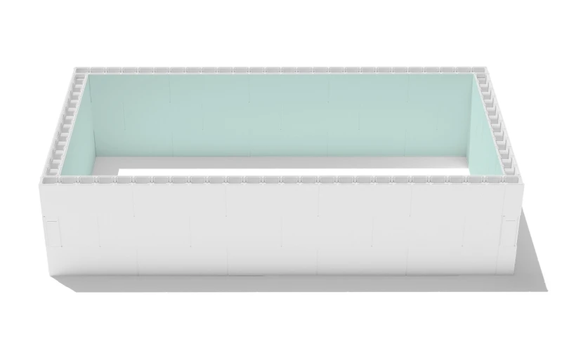 Polystyreen Zwembad Blokkenset High Density - 6,00 X 3,00 X 1,50 M 1 Polystyreen Zwembad Blokkenset High Density - 6,00 X 3,00 X 1,50 M