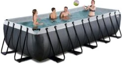 EXIT TOYS EXIT Black Leather Zwembad - 540 X 250 X 122 Cm - Met Zandfilterpomp En Trap -Sportuitrusting 633 1200 exit 30 27 53 20 int 5