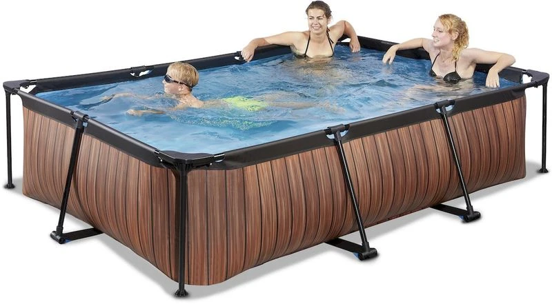 EXIT TOYS EXIT Wood Zwembad - 300 X 200 X 65 Cm - Met Filterpomp 4 EXIT TOYS EXIT Wood Zwembad - 300 X 200 X 65 Cm - Met Filterpomp - Afbeelding 4
