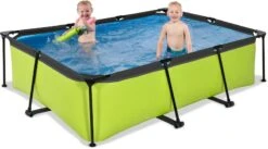EXIT TOYS EXIT Lime Zwembad - 220 X 150 X 65 Cm - Met Filterpomp -Sportuitrusting 668 1200 exit 30 00 21 40 int 4