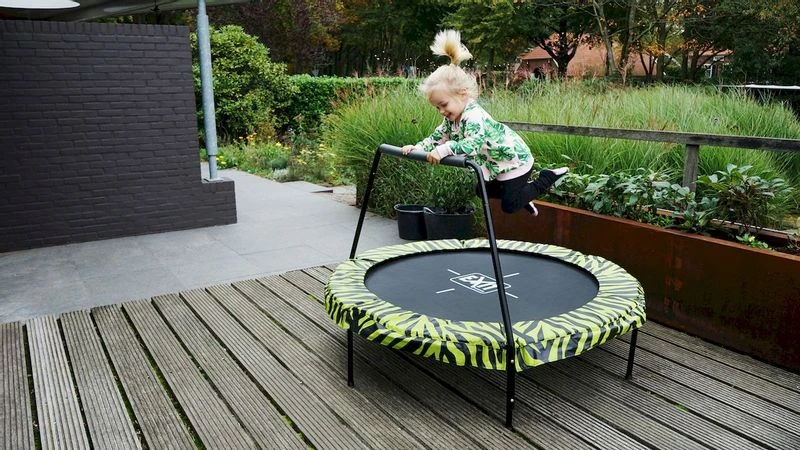EXIT TOYS Exit Tiggy Junior Trampoline Met Beugel - Ø 140 Cm - Groen 7 EXIT TOYS Exit Tiggy Junior Trampoline Met Beugel - Ø 140 Cm - Groen - Afbeelding 7