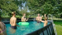 EXIT TOYS EXIT Wood Zwembad - 540 X 250 X 122 Cm - Met Zandfilterpomp En Trap -Sportuitrusting 675 1200 exit 30 27 53 10 int 9