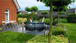 EXIT TOYS EXIT Wood Zwembad - 300 X 76 Cm - Met Filterpomp -Sportuitrusting 678 1200 exit 30 12 10 10 int 8