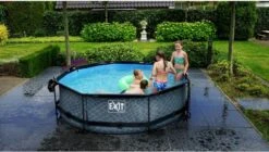EXIT TOYS EXIT Wood Zwembad - 300 X 76 Cm - Met Filterpomp -Sportuitrusting 681 1200 exit 30 12 10 10 int 6