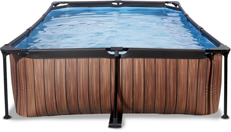 EXIT TOYS EXIT Wood Zwembad - 300 X 200 X 65 Cm - Met Filterpomp 2 EXIT TOYS EXIT Wood Zwembad - 300 X 200 X 65 Cm - Met Filterpomp - Afbeelding 2