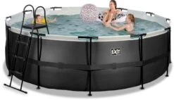 EXIT TOYS EXIT Black Leather Zwembad - 427 X 122 Cm - Met Zandfilterpomp En Trap 8 EXIT TOYS EXIT Black Leather Zwembad - 427 X 122 Cm - Met Zandfilterpomp En Trap -Sportuitrusting 688 1200 exit 30 27 14 20 int 4