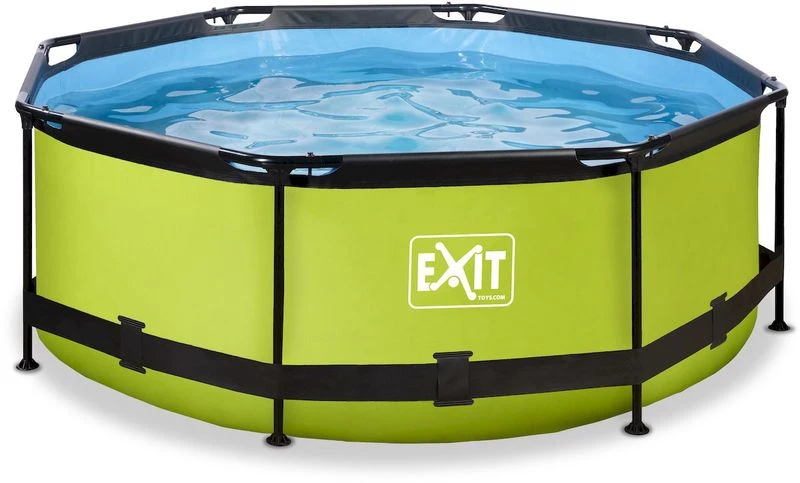 EXIT TOYS EXIT Lime Zwembad - 244 X 76 Cm - Met Filterpomp 1 EXIT TOYS EXIT Lime Zwembad - 244 X 76 Cm - Met Filterpomp