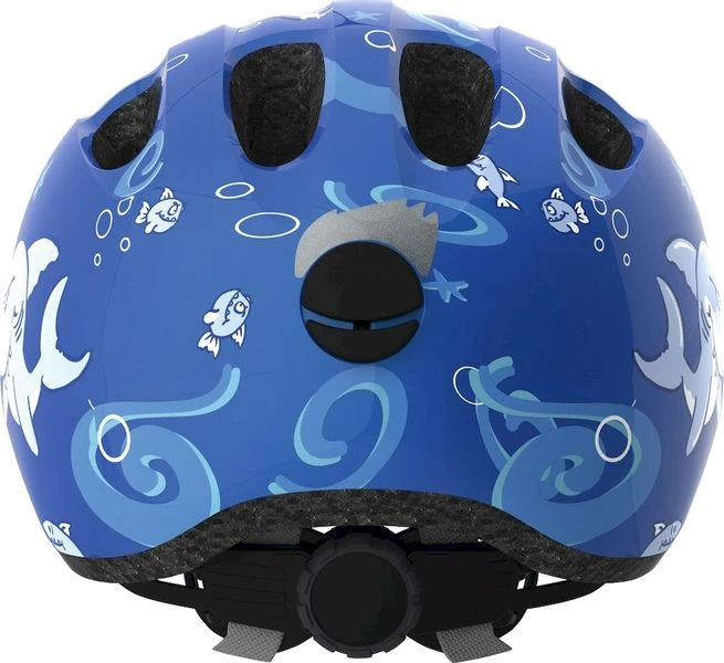 Abus Smiley 2.0 Kinderfietshelm - Blauw - Haai 2 Abus Smiley 2.0 Kinderfietshelm - Blauw - Haai - Afbeelding 2