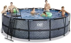EXIT TOYS EXIT Stone Zwembad - 488 X 122 Cm - Met Zandfilterpomp En Trap -Sportuitrusting 730 1200 exit 30 27 16 00 int 5