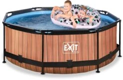 EXIT TOYS EXIT Wood Zwembad - 244 X 76 Cm - Met Filterpomp -Sportuitrusting 786 1200 exit 30 12 08 10 int 3