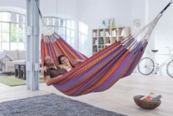 La Siesta Carolina 2 Persoons Hangmat - Flowers -Sportuitrusting 800 1195 cah16 2 ambiance 601