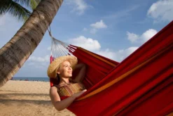 La Siesta Currambera 2 Persoons Hangmat - Cherry -Sportuitrusting 800 1200 cuh16 2 ambiance 200