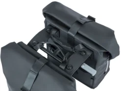 Basil SoHo MIK Dubbele Fietstas - 41 Liter - Zwart -Sportuitrusting 801 1200 basil soho nordlicht mik dubbele fietstas 41 liter 3