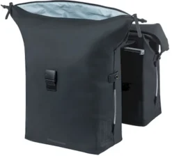 Basil SoHo MIK Dubbele Fietstas - 41 Liter - Zwart -Sportuitrusting 801 1200 basil soho nordlicht mik dubbele fietstas 41 liter 4
